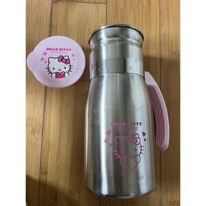 Hello Kitty 8” Stainless Steel Water Pitcher New Without Package